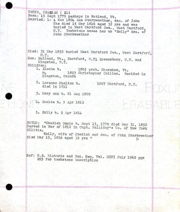 General History: Left Vermont 8
